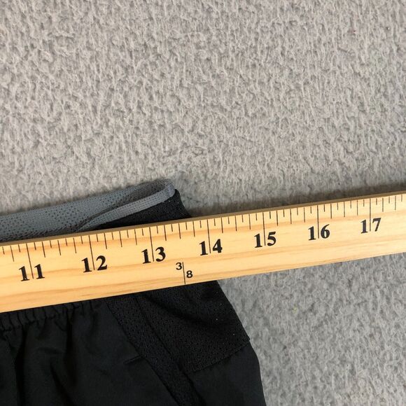 Nike Shorts Mens Medium Black Football Heritage 87 Dri-Fit Drawstring Sportswear - Picture 7 of 9